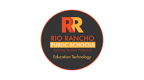 Rio Rancho Public Schools logo with a focus on education technology.