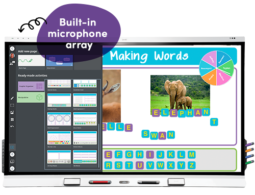 Image of a SMART board