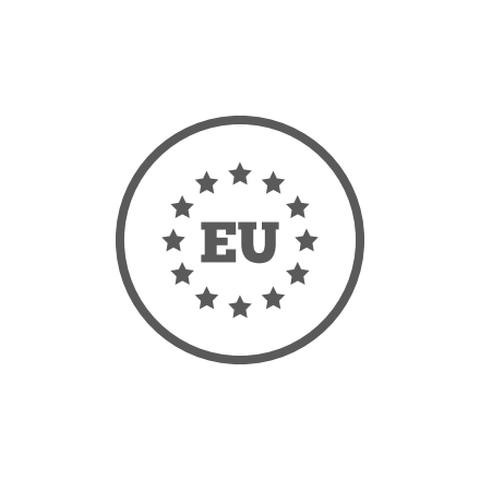 Icon of EU stars surrounding the letters 'EU' indicating GDPR compliance.